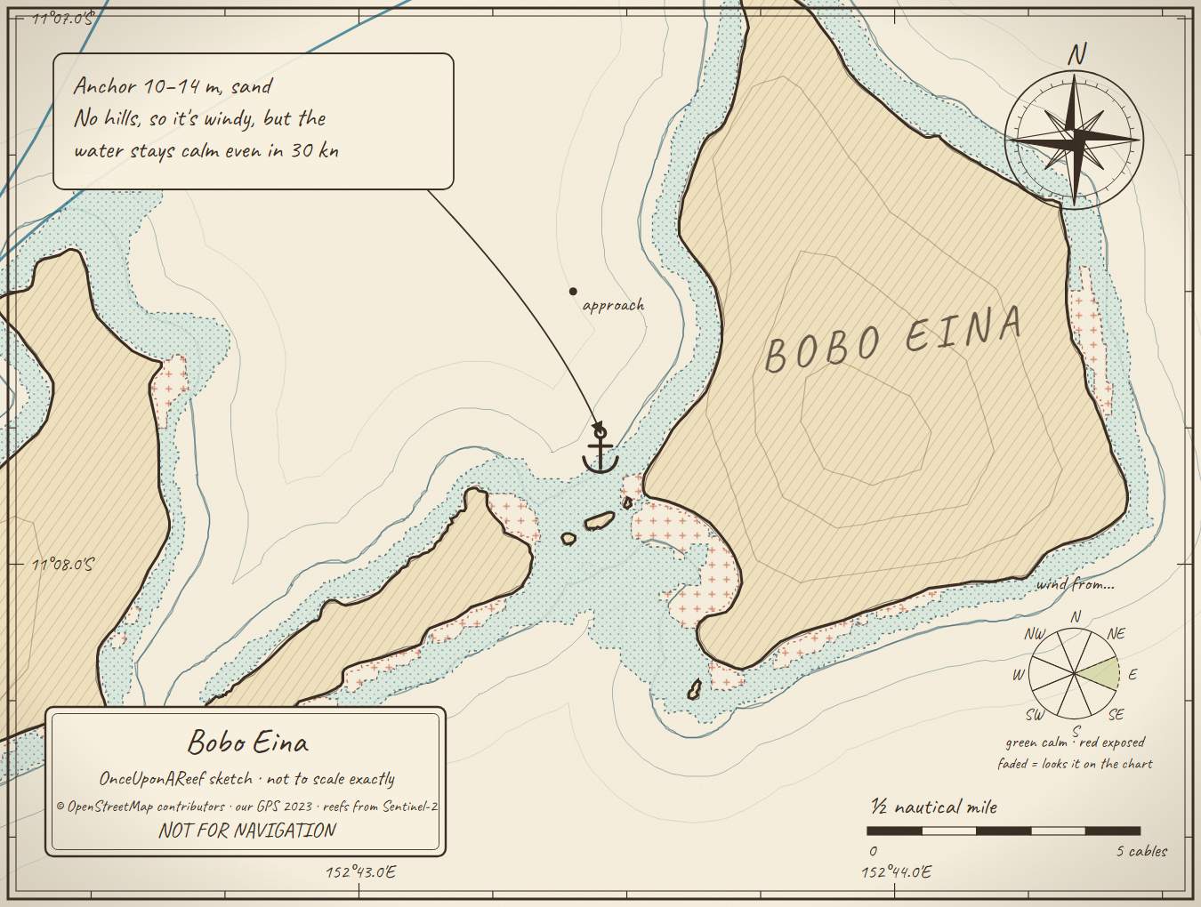 Sketch map of Bobo Eina