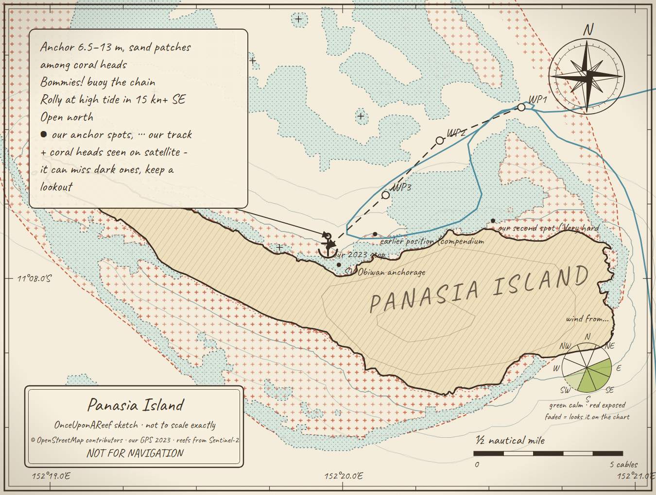 Sketch map of Panasia Island