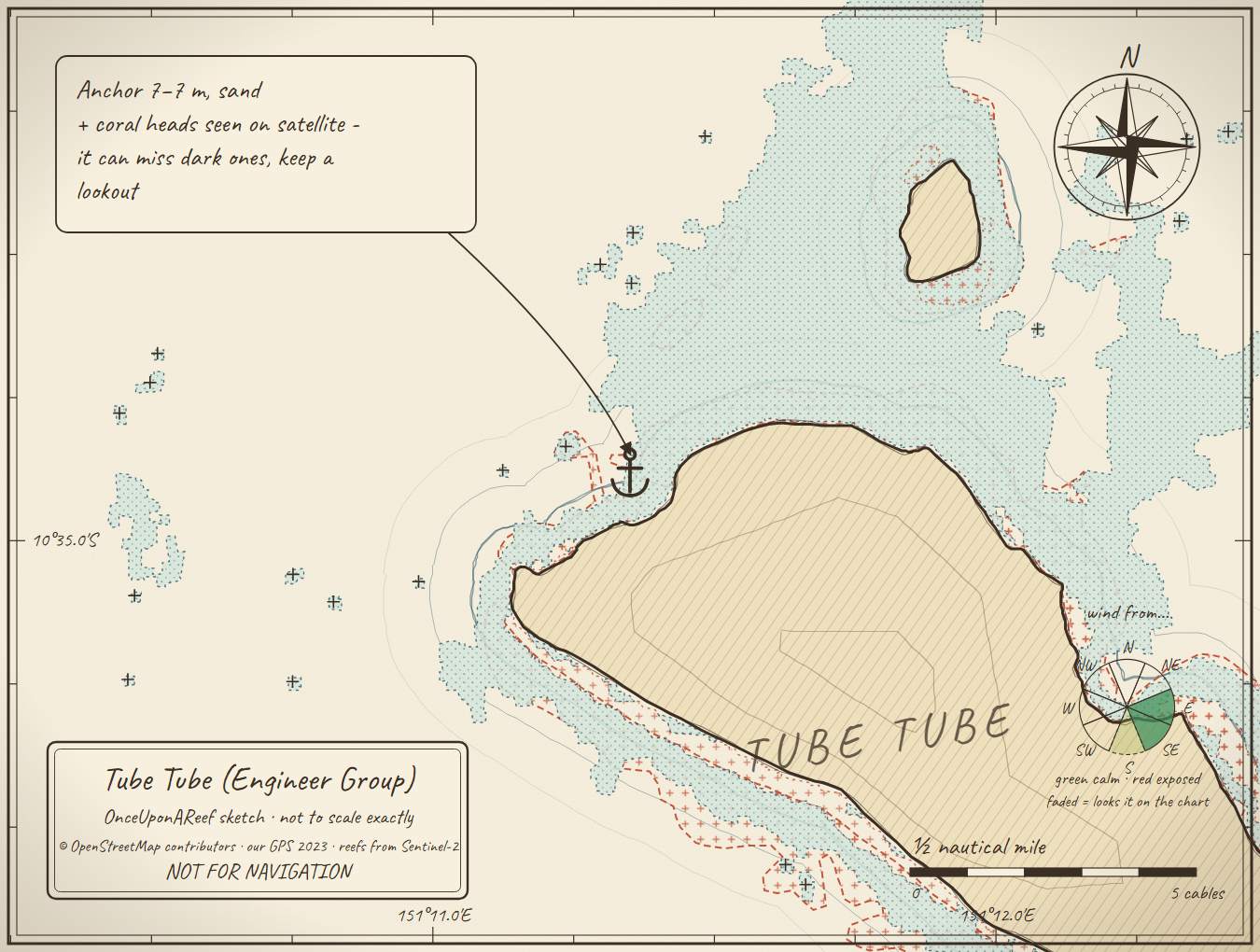 Sketch map of Tube Tube (Engineer Group)